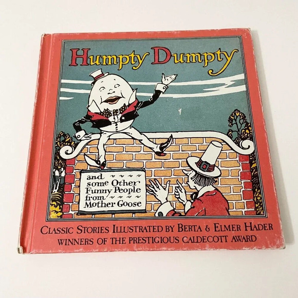 Vtg 1992 Humpty Dumpty and Some Other Funny People from Mother Goose Book - Picture 1 of 16